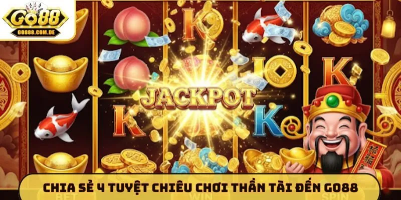 Thần Tài Đến GO88 - Bí Quyết Quay Hũ Nổ Jackpot Cực Lớn Chia sẻ 4 tuyệt chiêu chơi Thần Tài Đến GO88