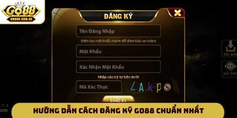 Đăng ký GO88 Hướng dẫn cách đăng ký GO88 chuẩn nhất
