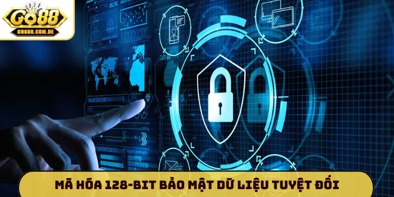 Mã hóa 128-bit bảo mật dữ liệu tuyệt đối