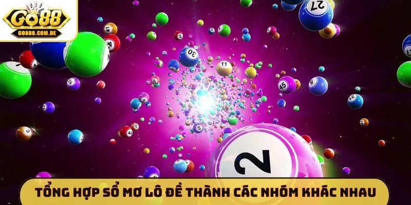 Tổng hợp sổ mơ lô đề thành các nhóm khác nhau